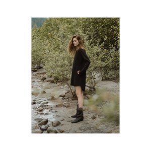 Black Larrea Sweater Dress